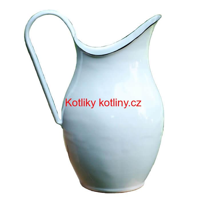 Smaltovaná konvice na vodu 2 L BÍLÁ