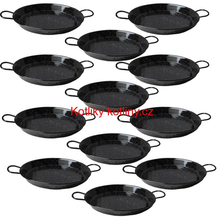 Paella Tapas catering 20 cm - 12 ks pánví