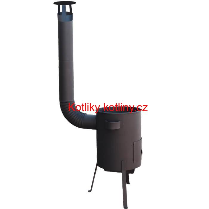 Kotlina 42 cm s žáruvzdornou barvou PLUS 600 4 MM