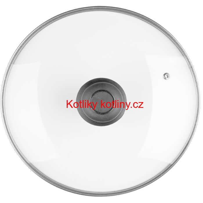 Skleněná poklice 26 cm