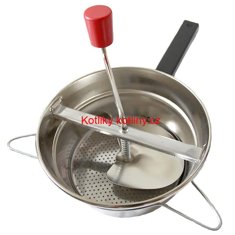 Pasírovač ORIGINAL z nerezavějící oceli – 3 výměnná síta