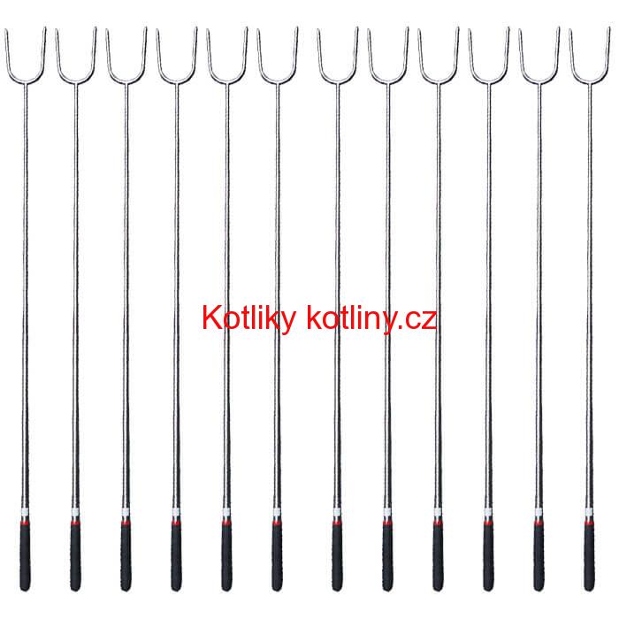 Vidličky na opékání 24,5 cm - 84,5 cm - teleskopické 12 ks
