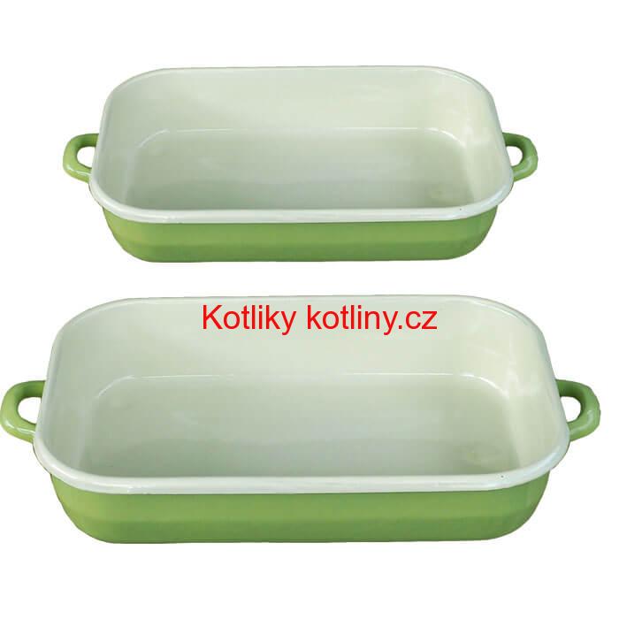 Smaltované pekáče GREEN 2 ks