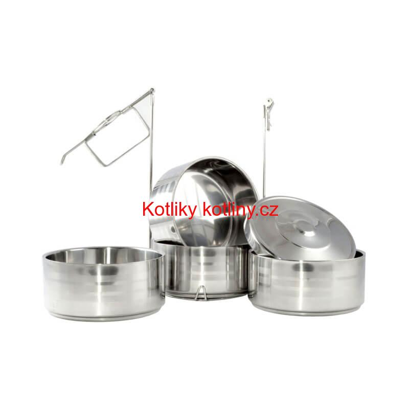 Jídlonosič - termo nerezový 4 dílný