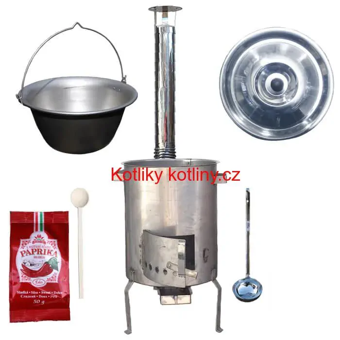 Nerezový kotlík 30 L (1,5 mm) + nerezová kotlina (1,5 mm) 45 cm STRONG EXCLUSIVE