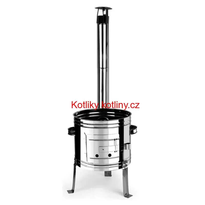 Smaltovaný kotlík 13 L + nerezová kotlina 36 INOX + misky 12 ks