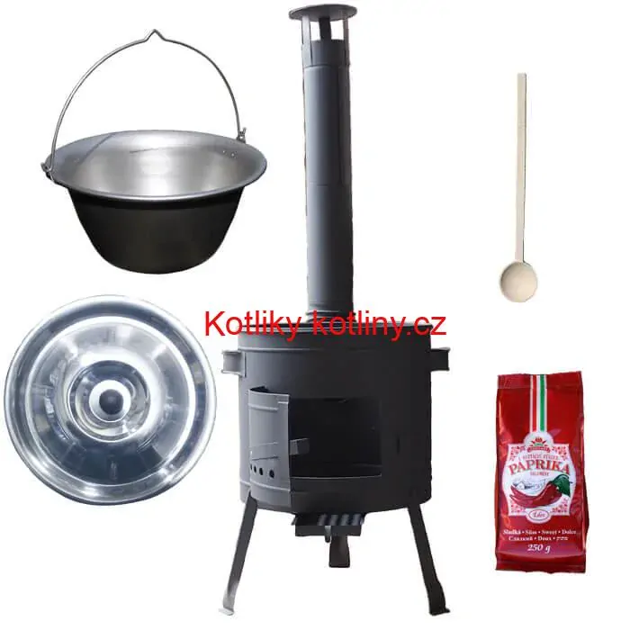 Nerezový kotlík 20 L (1,5 mm) + silnostěnná (1,5 mm) žáruvzdorná kotlina BALKY STRONG 42 PLUS 600