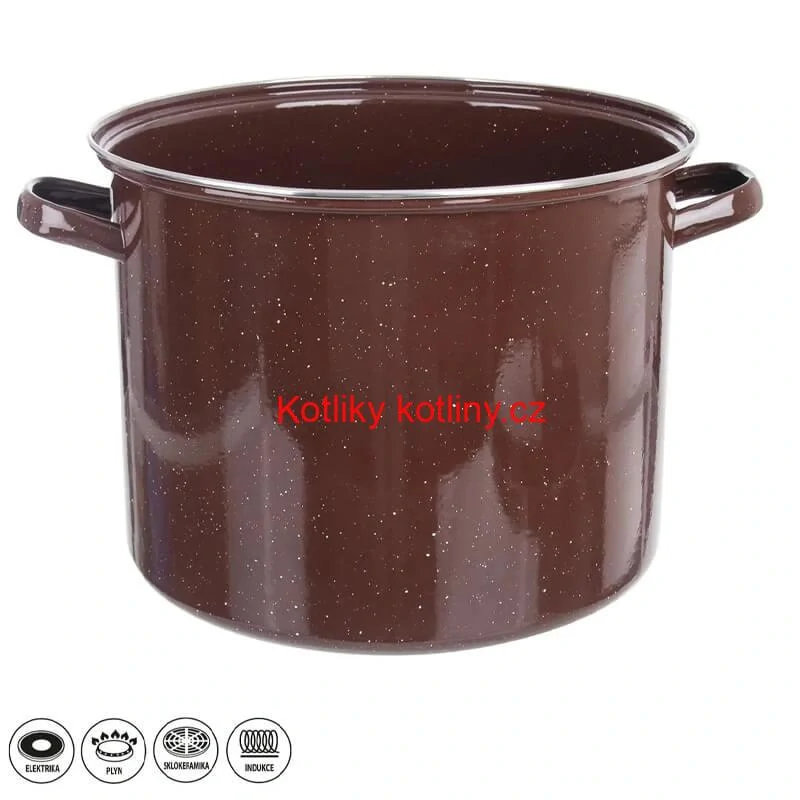 Hrnec hrubostenný smaltovaný bez poklice 20 l FALCO + paprikový pepř na guláš - sladké 100 g