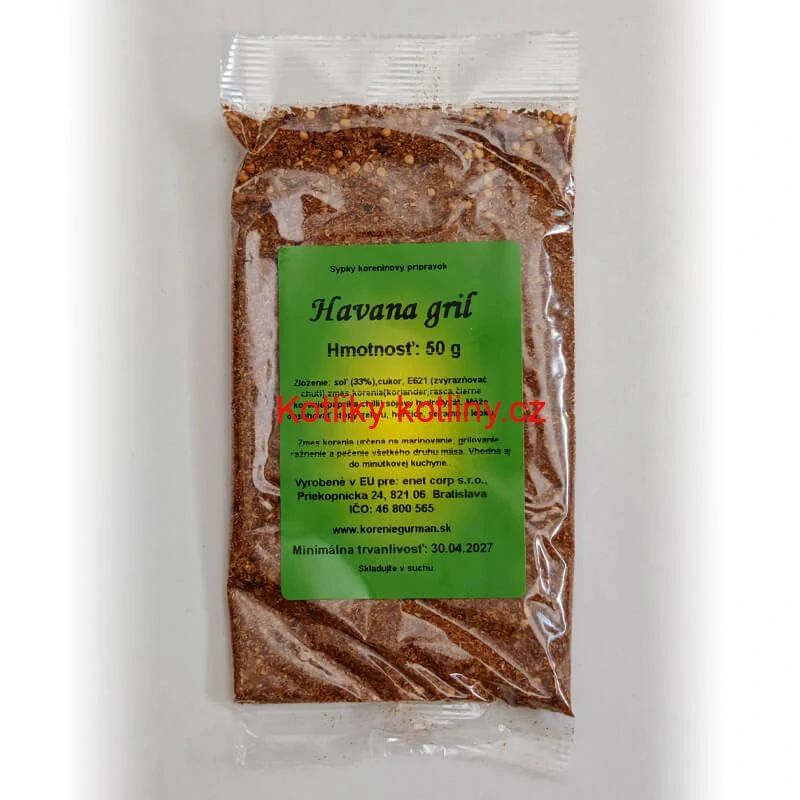 Havana grill kořenící směs 50 g