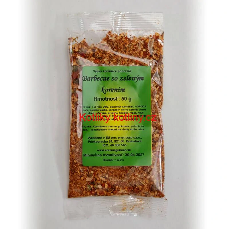 Barbecue se zeleným pepřem 50 g