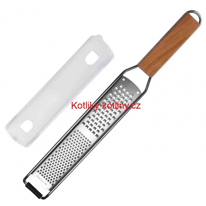 Struhadlo ploché na sýr s dřevěnou rukojetí