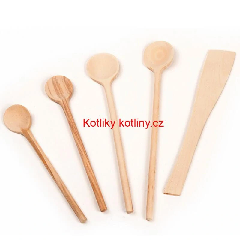 5-dílná sada dřevěných vařeček