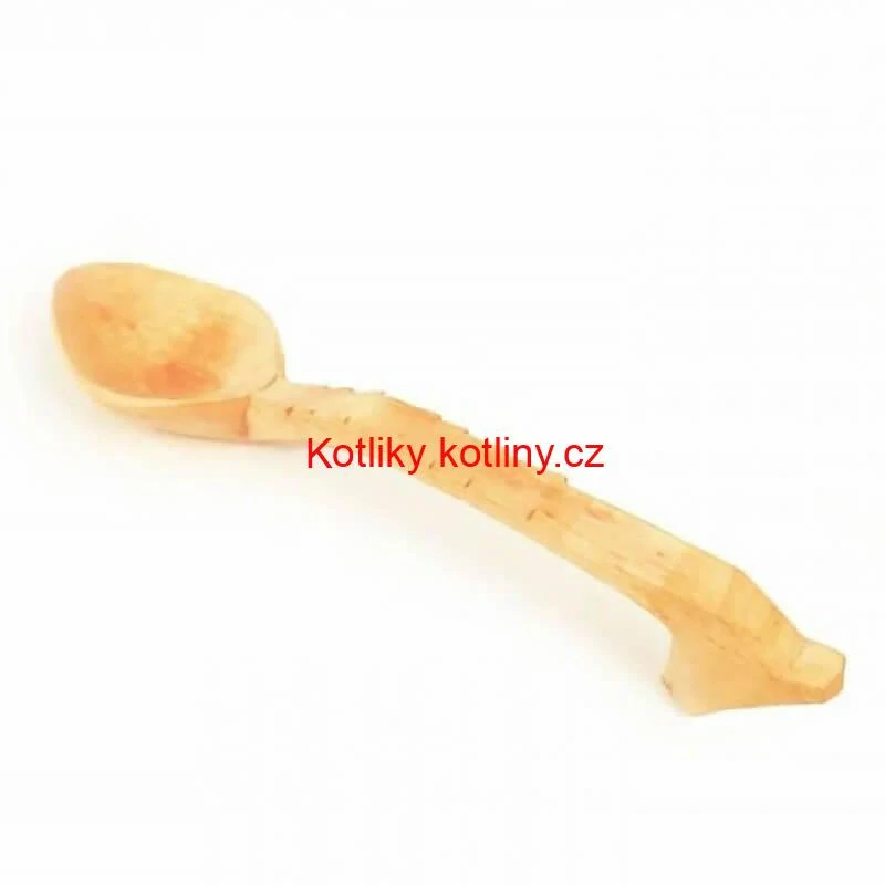 Saunová dřevěná lžíce