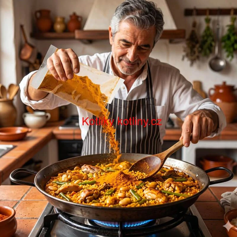 PAELLA pepř 50 g - španělská kořenová směs s kurkumou a česnekem - Chuť Rizota a Rýžových Jídel