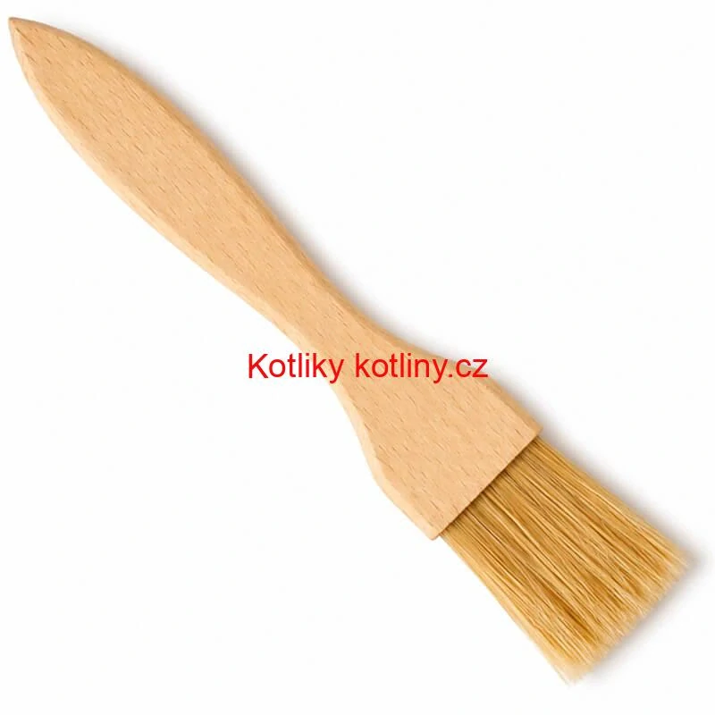 Dřevěný kuchyňský štětec 18 cm