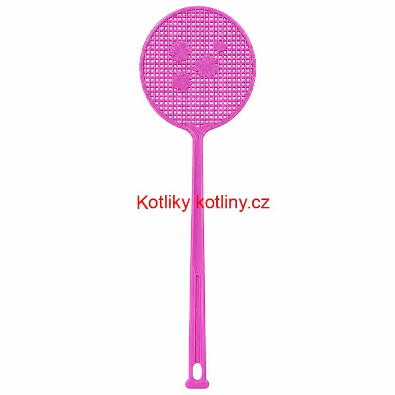 Plastová plácačka na mouchy 49 cm – různé barvy