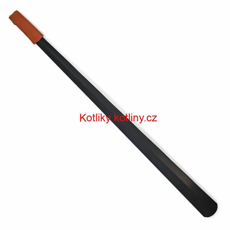 Kovová lžíce na boty 80 cm s rukojetí ze syntetické kůže