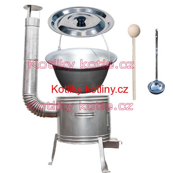 Kotlíkový set 31 cm TOPLUX + nerezový kotlík (1,5 mm)