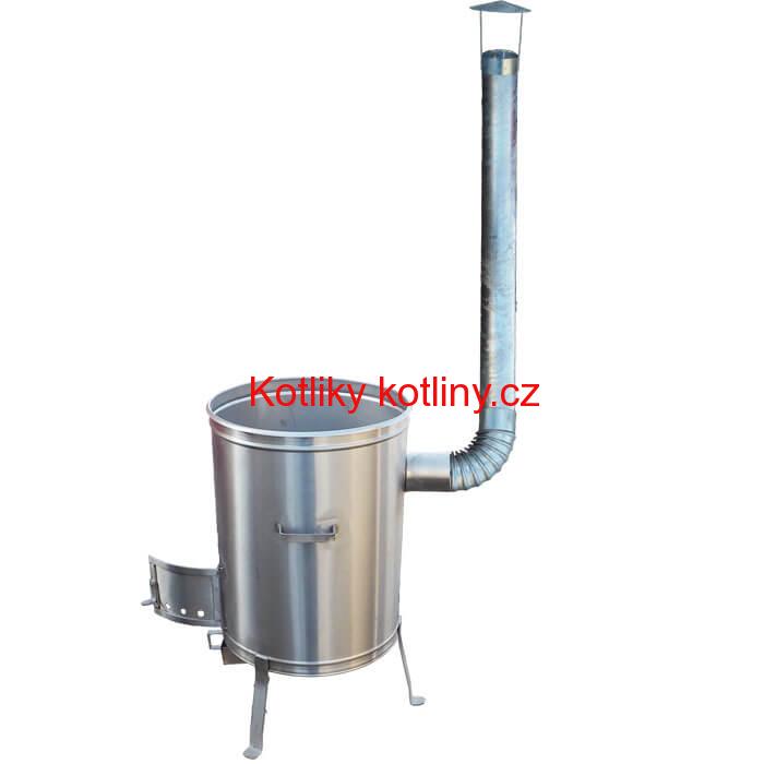 Nerezová kotlina 45 cm – Vysoká