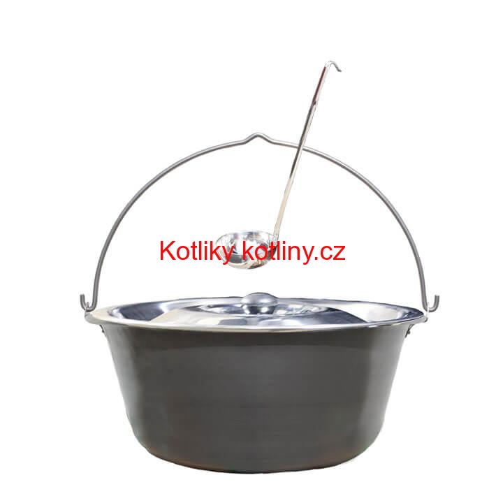 Nerezový kotlík 15 L (1,5 mm) + nerezová poklice