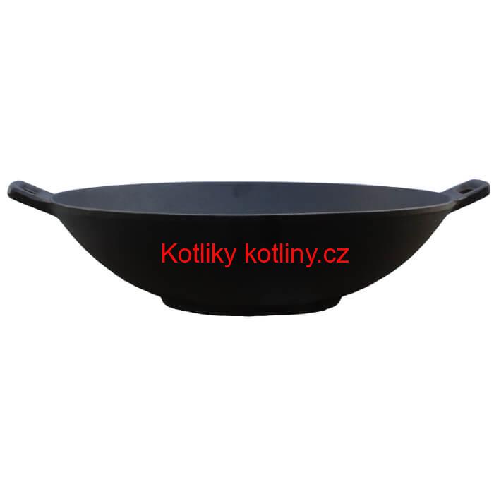 Litinový wok 31 cm