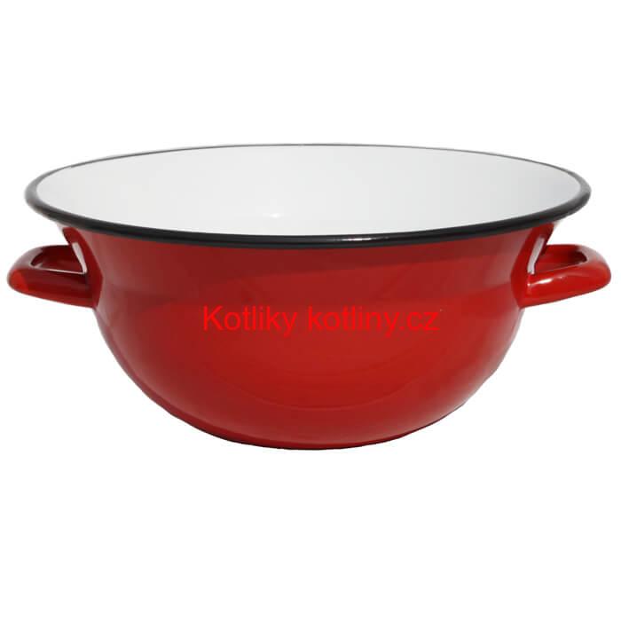 Smaltovaná miska s držáky (Vajling)