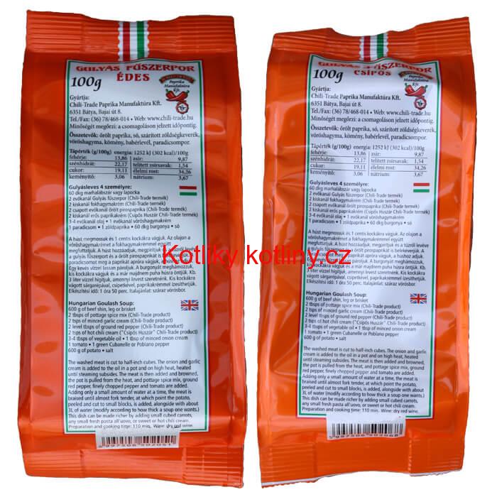 Paprikové koření na guláš - MIX 100g