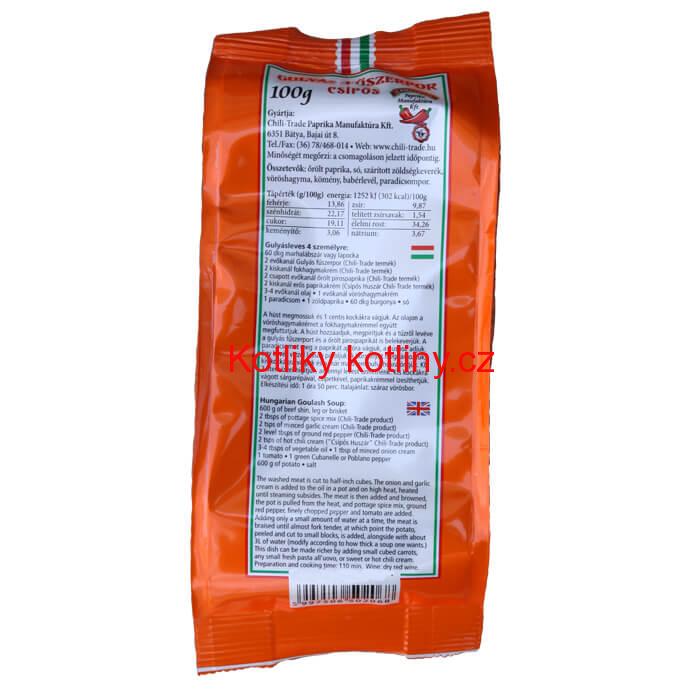 Paprikové koření na guláš - štiplavé 100g