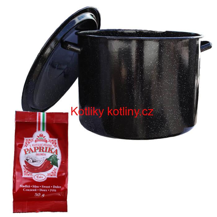 Smaltovaný hrnec 40 L + Paprika 50 g