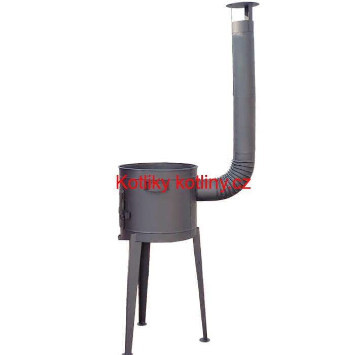 Vysoká kotlina 45 cm + žáruvzdorná barva