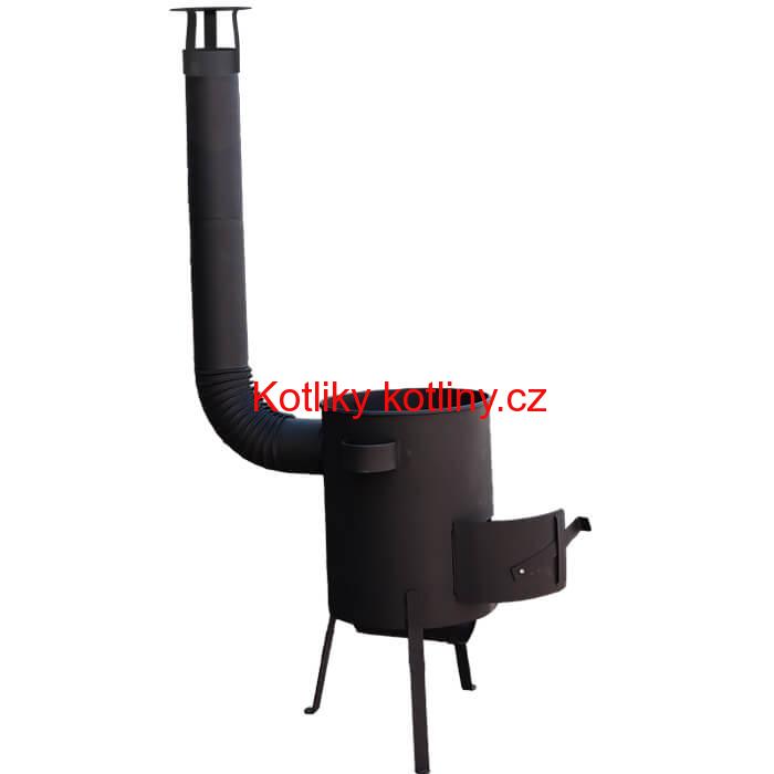 Kotlina 39 cm s žáruvzdornou barvou PLUS 600 4 MM