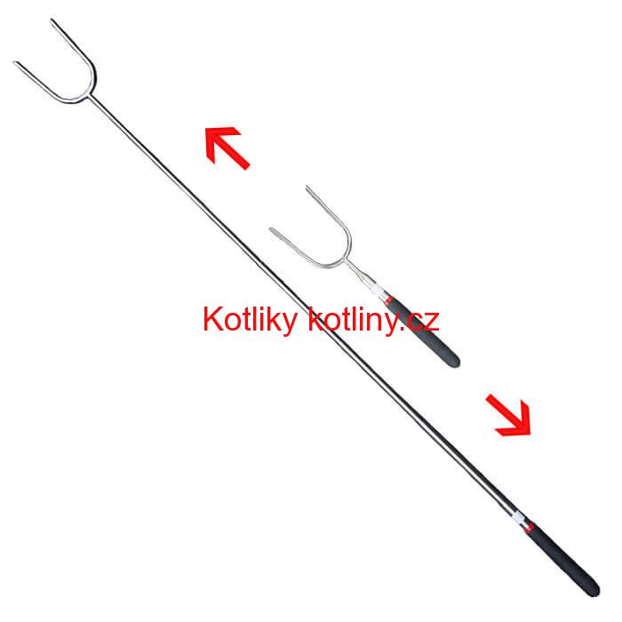 Vidlička na opékání 24,5 cm - 84,5 cm - teleskopická 1 ks