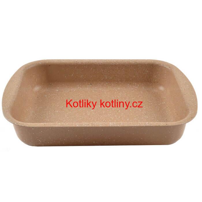 Pekáč s granitovým povrchem 29 x 20 cm hnědý Granit Line