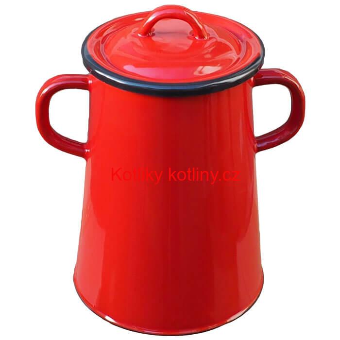 Nádoba na mast 3 L Červená