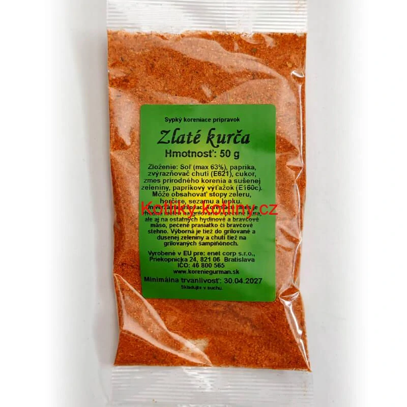 Zlaté kuře - směs koření 50 g