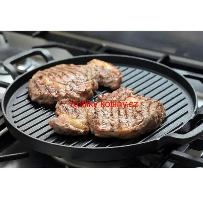 Litinová pánev na grilování 31 cm BBQ