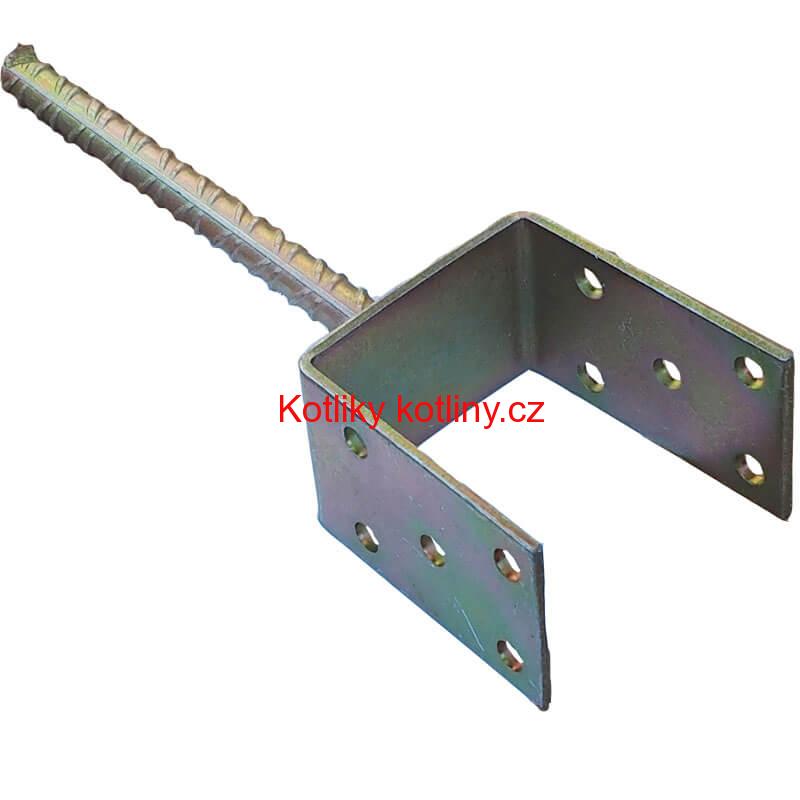 Patka zápustná, kotevní, pozinkovaná 8 cm