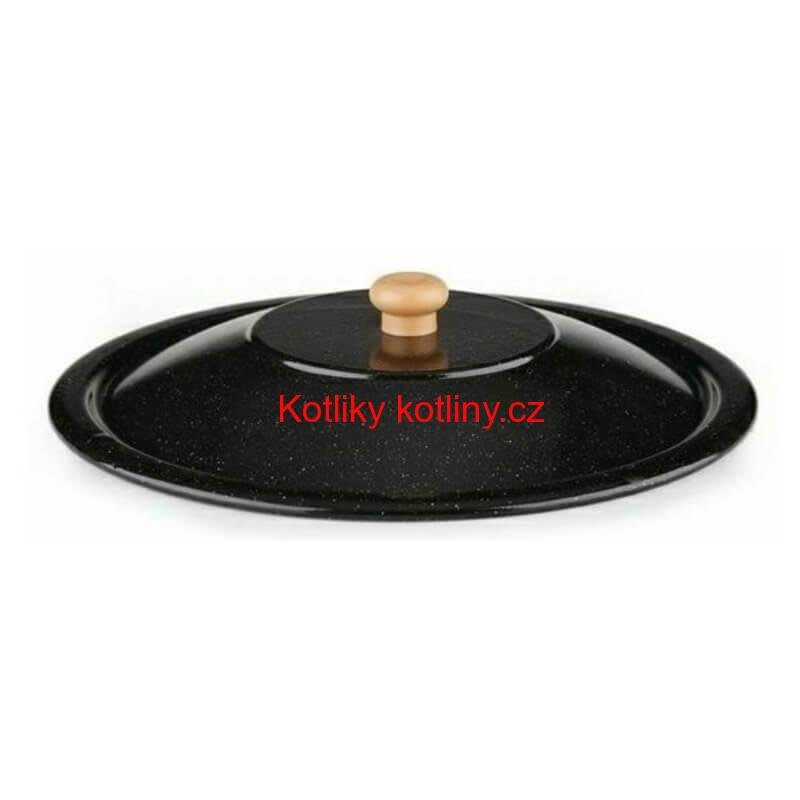 Smaltovaný kotlík 14 L + kovová kotlina 36 KOV