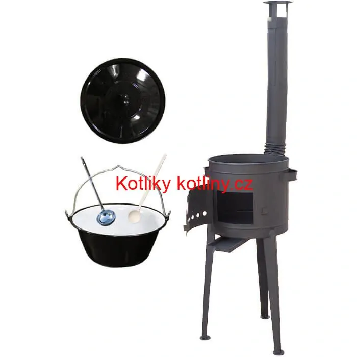 Smaltovaný kotlík 20 L (1,2 mm) + vysoká kotlina (2,0 mm) HODO 42 PLUS 600