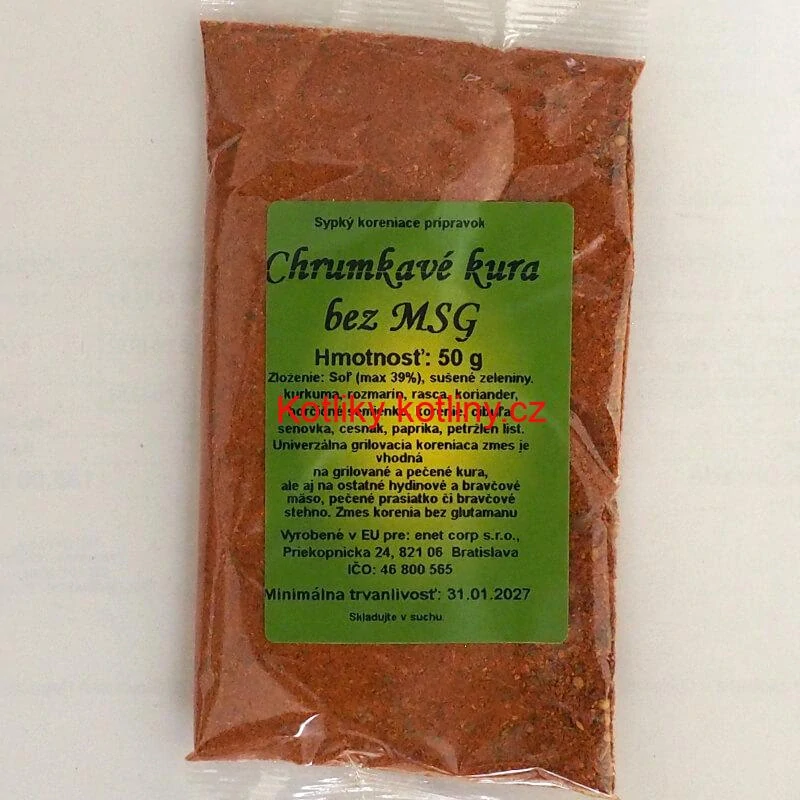 Křupavé kuře bez MSG 50 g