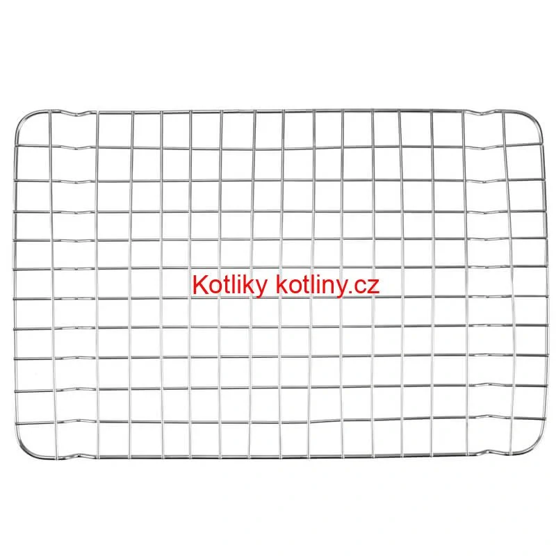 Nerezový rošt na pekáč na grilování a pečení 39 x 25 cm