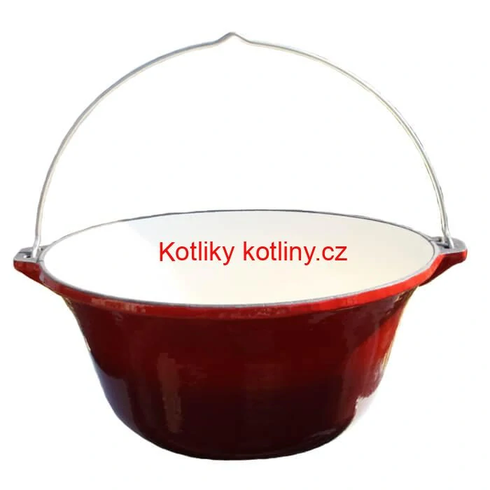 Litinový kotlík 22 L - smaltovaný povrch