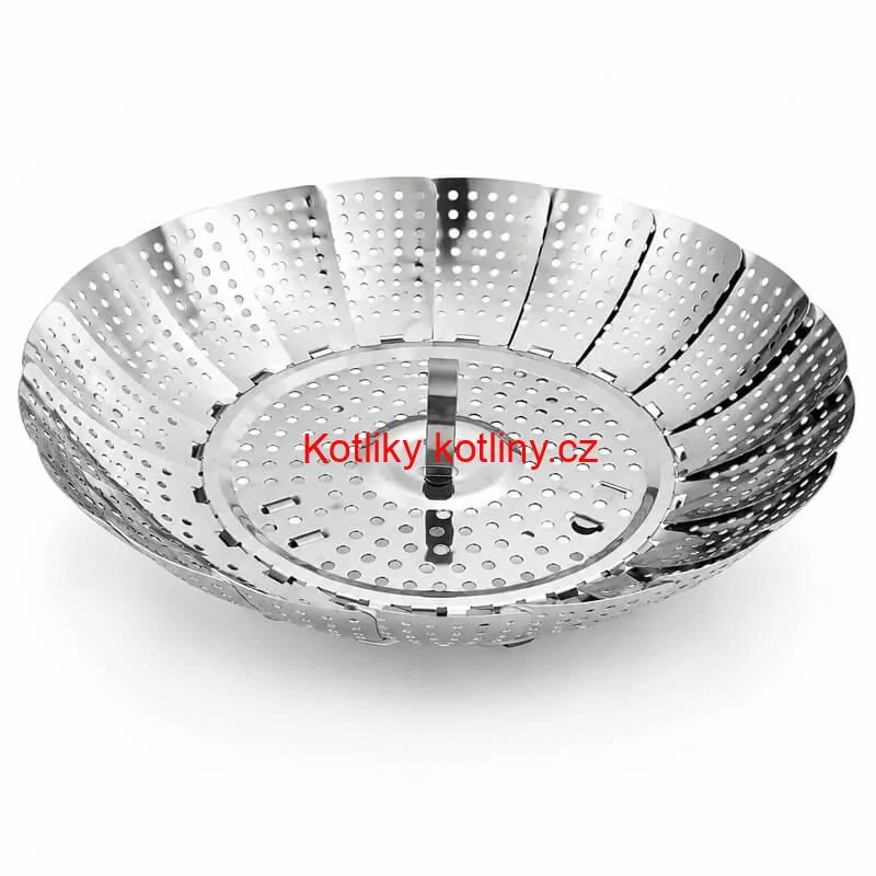 Nerezový skládací pařák 14–23 cm do hrnce