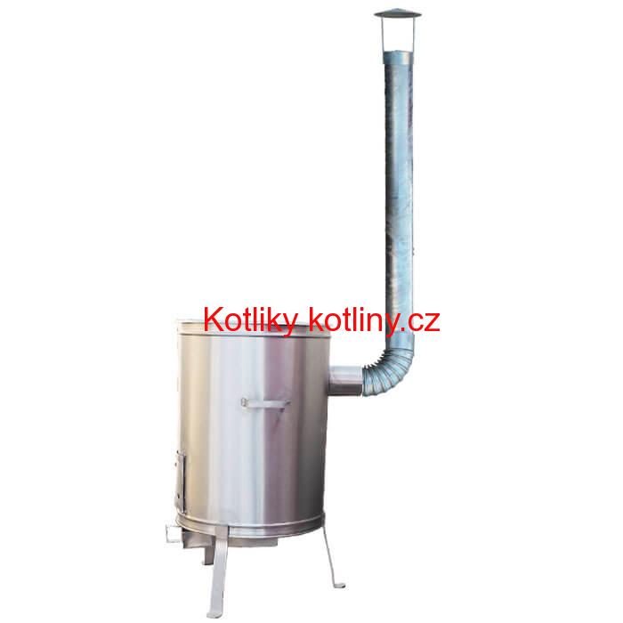 Nerezová kotlina 45 cm – Vysoká