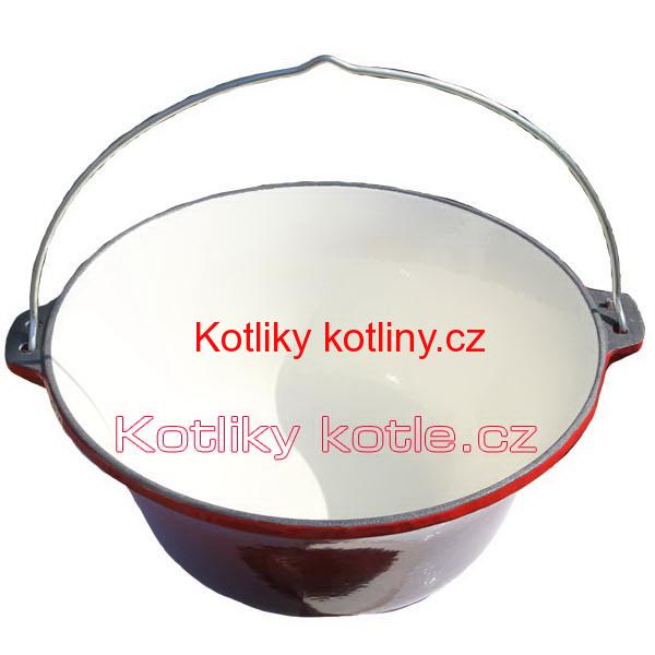 Litinový kotlík 10,8 L - smaltovaný povrch 