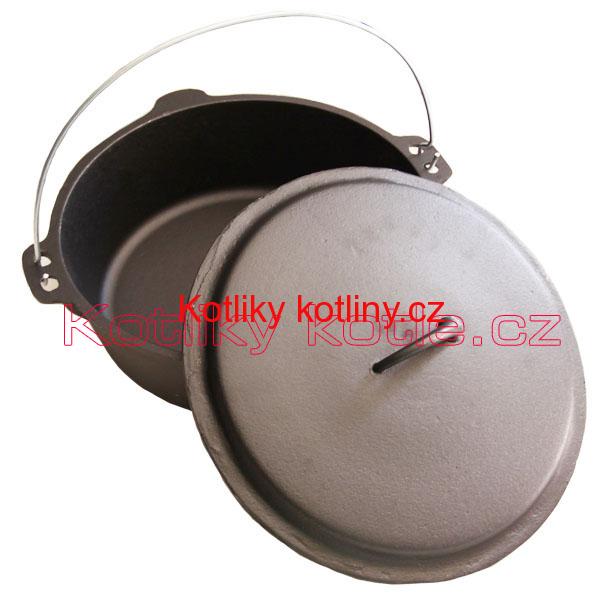 Litinový kotlík 5,5 L + poklice