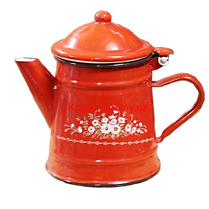 Smaltovaná konvice 0,5 L DEKO