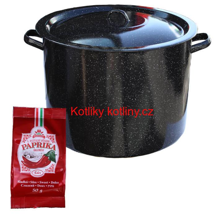 Smaltovaný hrnec 40 L + Paprika 50 g