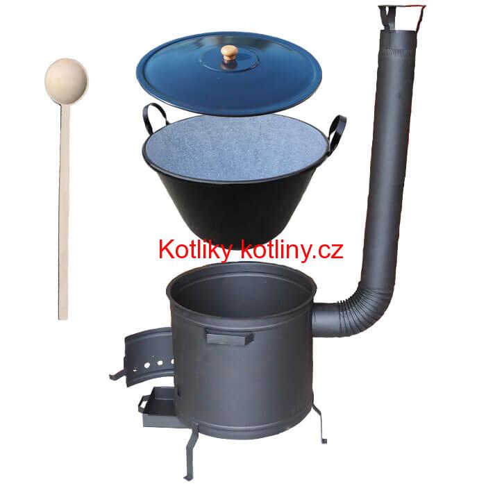 Zabijačková souprava 50 PLUS 600 + smaltovaný kotel 50 L