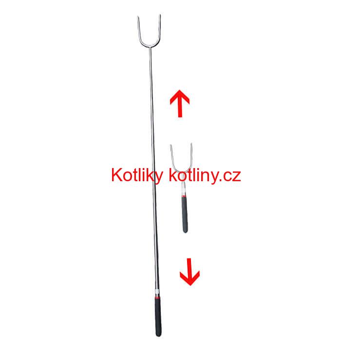 Vidlička na opékání 24,5 cm - 84,5 cm - teleskopická 1 ks
